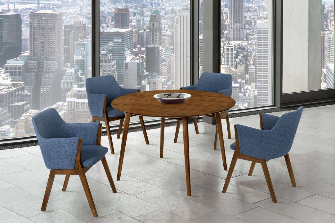 Arcadia and Renzo 48 in. 5-Piece Dining Set