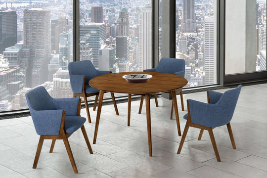 Arcadia and Renzo 48 in. 5-Piece Dining Set
