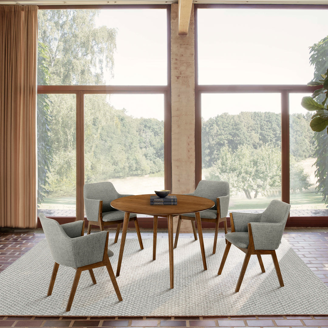 Arcadia and Renzo 42 in. 5-Piece Dining Set