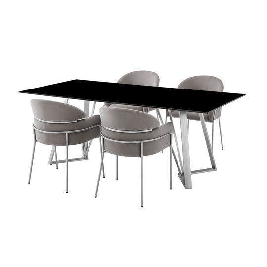 Cressida& Portia 5 Piece Dining Set