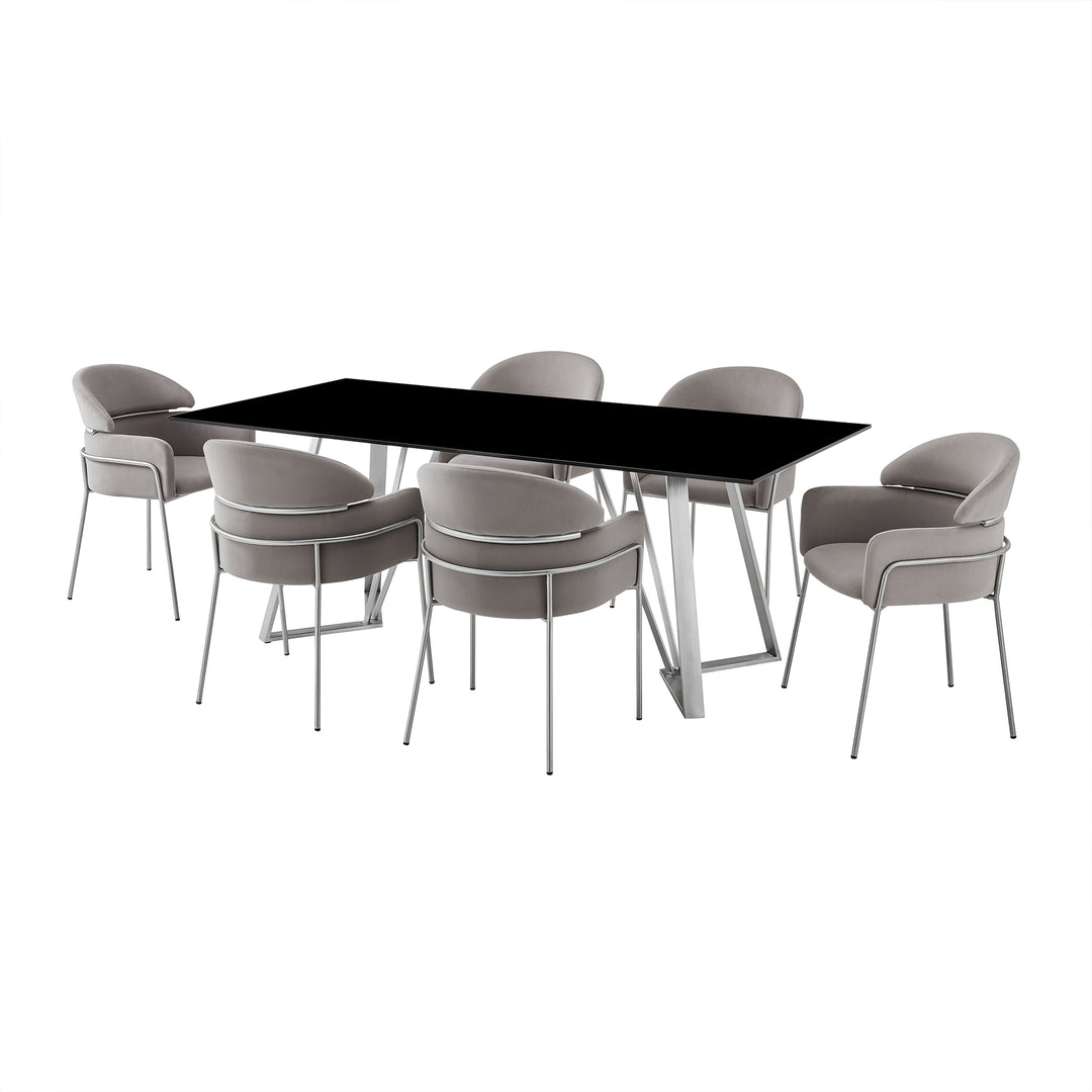 Cressida& Portia 7 Piece Dining Set