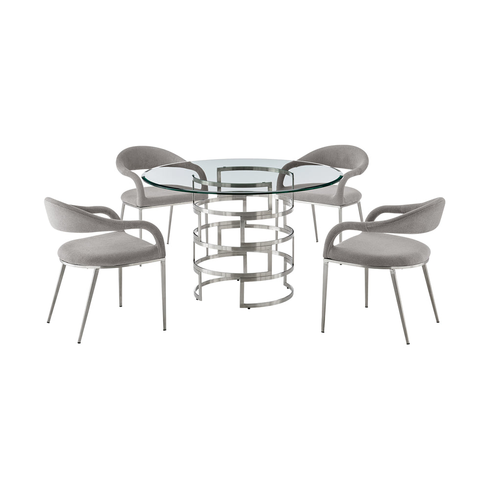 Diaz Morgan 5 Piece Dining Table Set