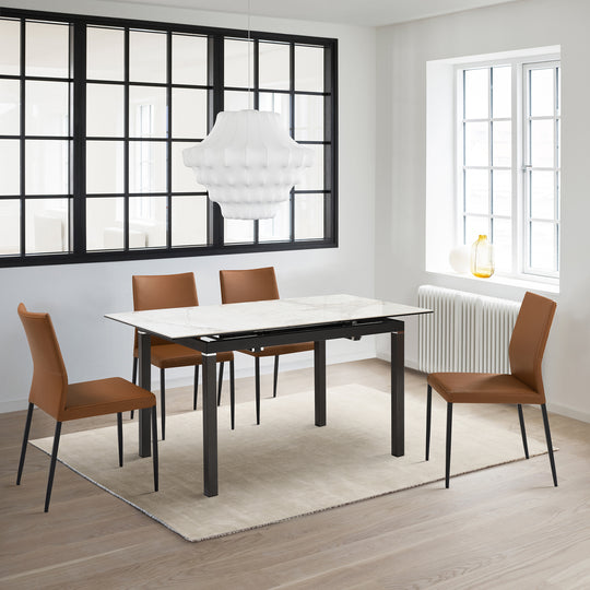 Giana and Kash 5 Piece Extendable Dining Set