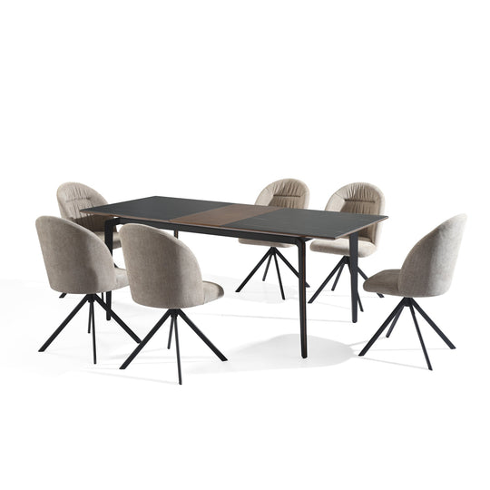 Honey and Hallie 7-Piece Dining Set
