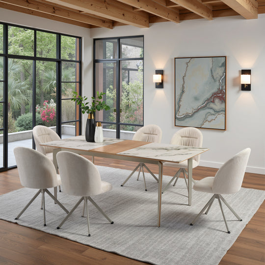 Honey and Hallie 7-Piece Dining Set