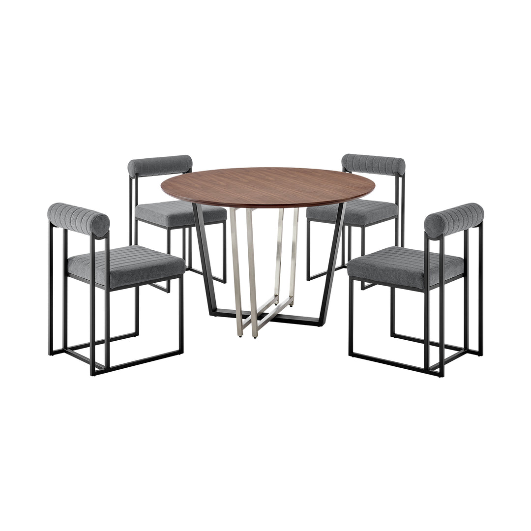 Joana Anastasia 5 Piece Dining Table Set