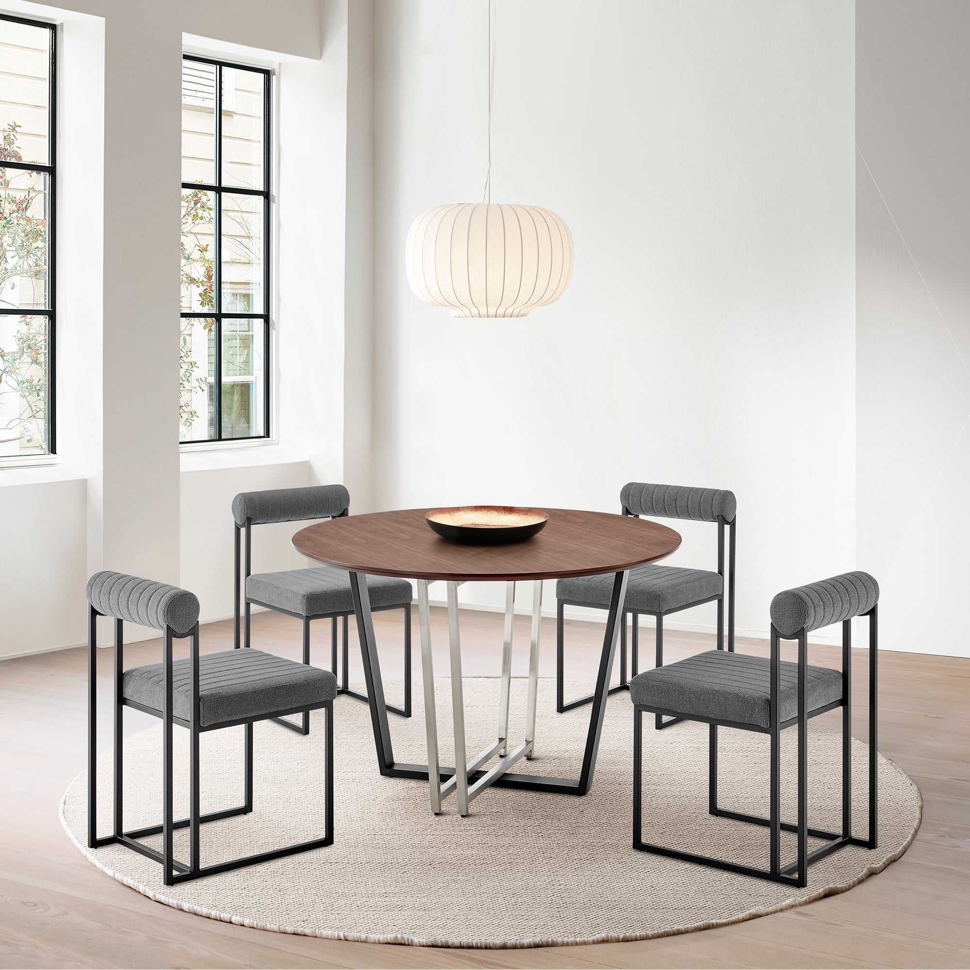 armen living Joana Anastasia 5 Piece Dining Table Set