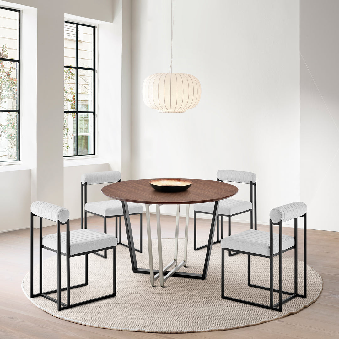 Joana Anastasia 5 Piece Dining Table Set
