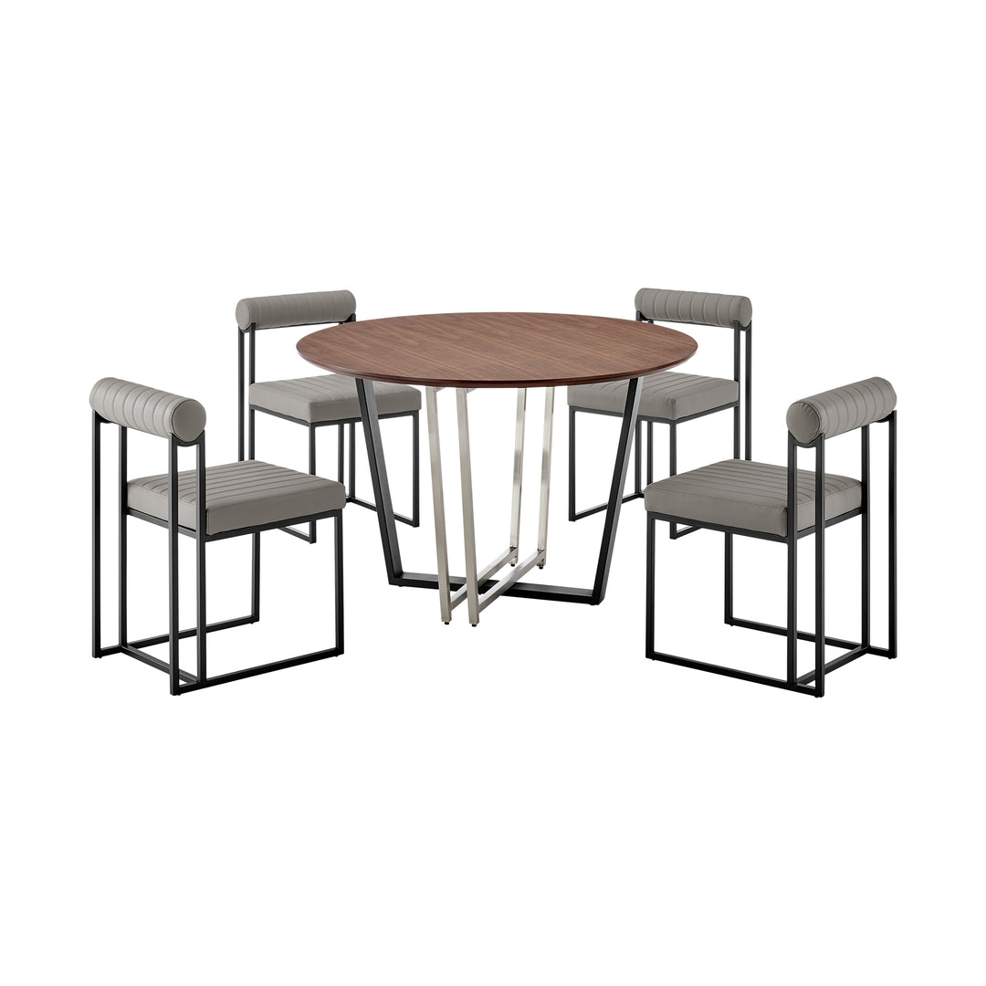 Joana Anastasia 5 Piece Dining Table Set