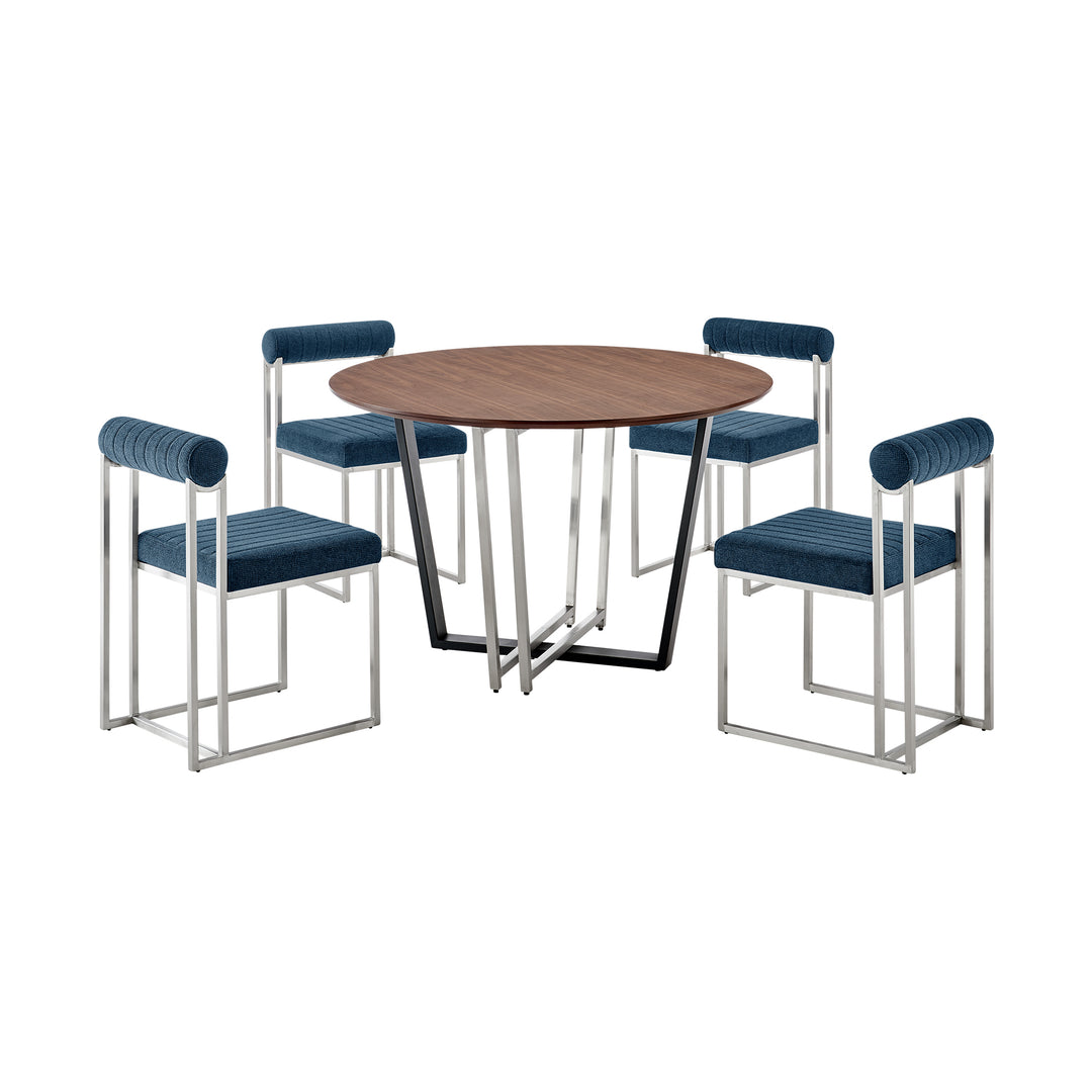 Joana Anastasia 5 Piece Dining Table Set