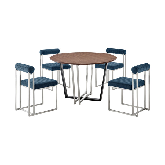 Joana Anastasia 5 Piece Dining Table Set