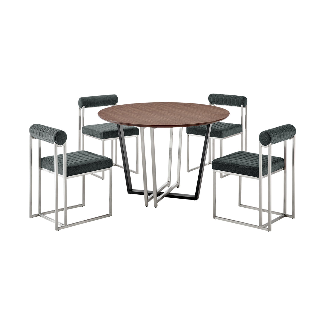 Joana Anastasia 5 Piece Dining Table Set