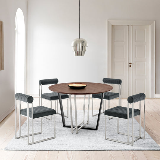 Joana Anastasia 5 Piece Dining Table Set