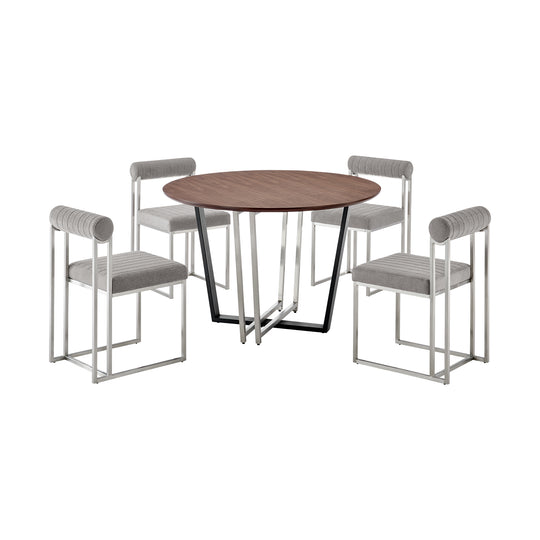 Joana Anastasia 5 Piece Dining Table Set
