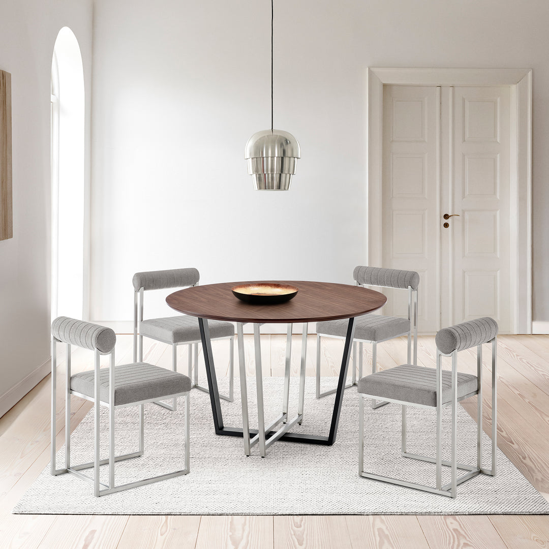 Joana Anastasia 5 Piece Dining Table Set