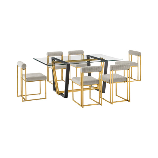 Kai Anastasia 7 Piece Dining Table Set