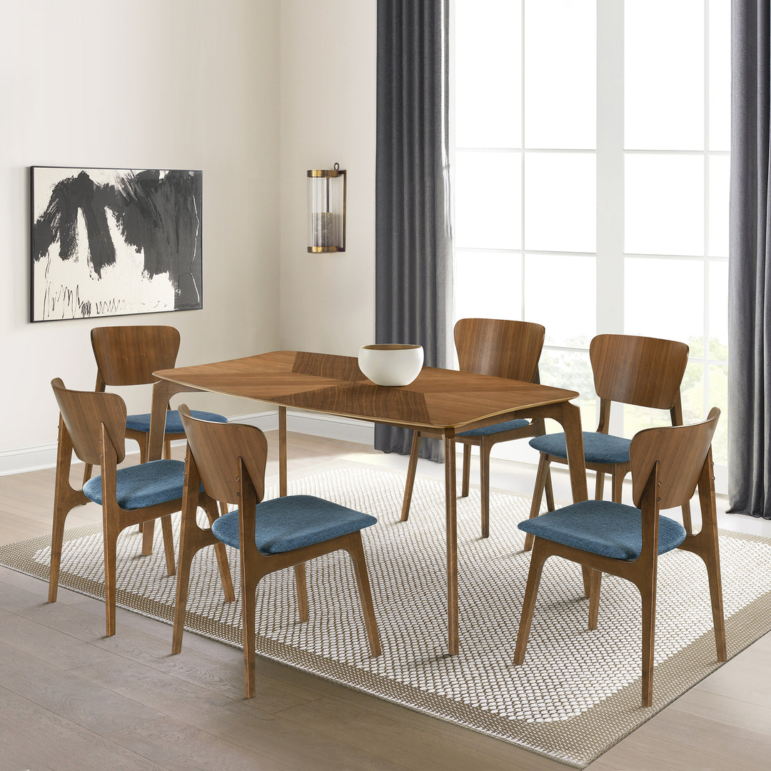 Kalia 7 Piece Wood Dining Set