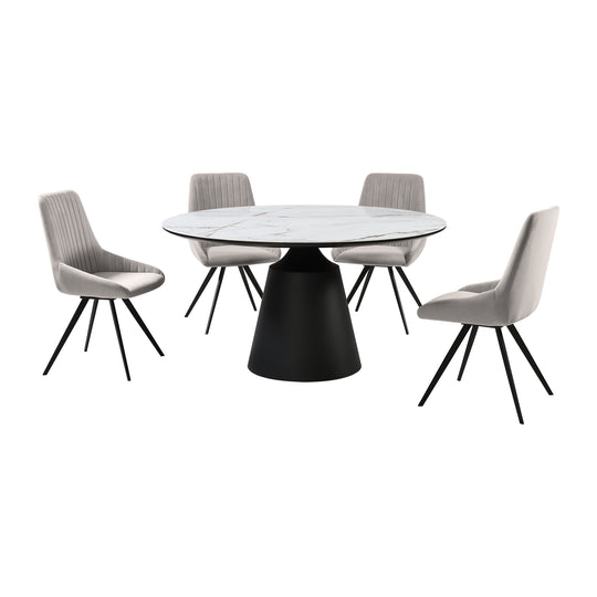 Knox and Alison 5 Piece Dining Set