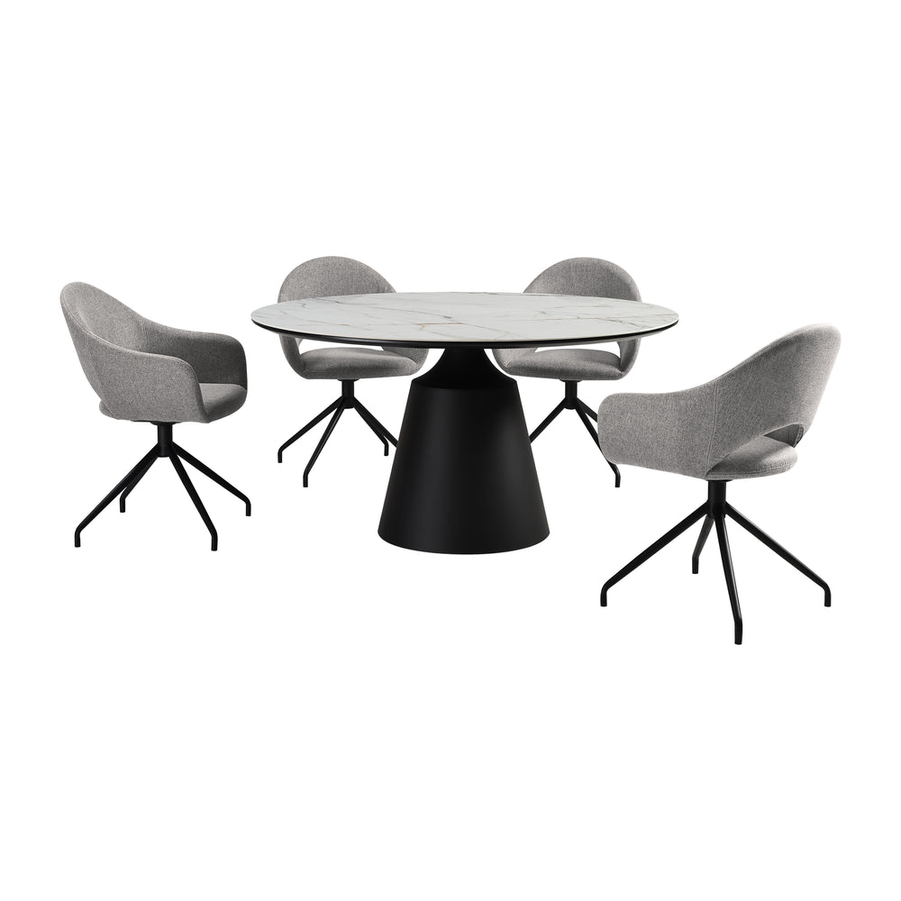 Knox and Pria 5 Piece Dining Set