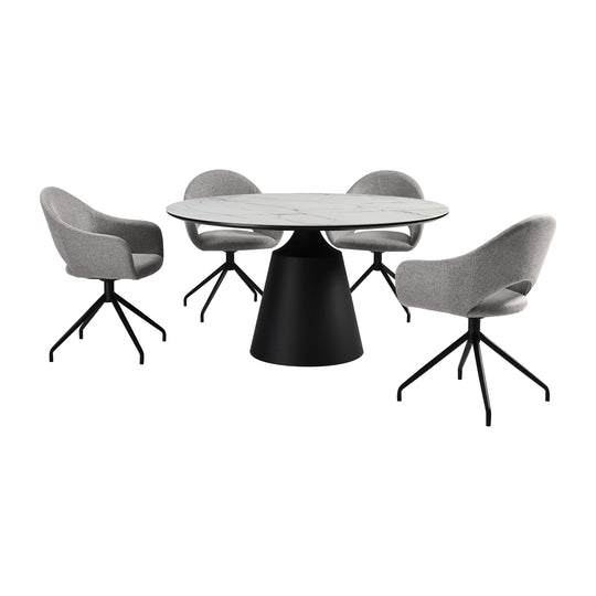 Knox and Pria 5 Piece Dining Set
