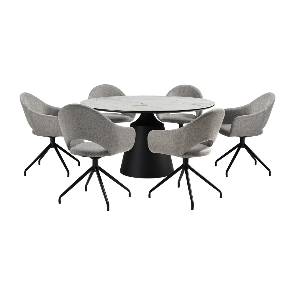 Knox and Pria 7 Piece Dining Set