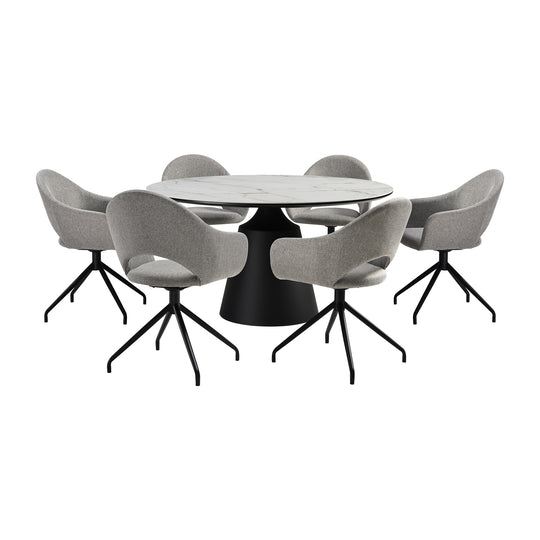 Knox and Pria 7 Piece Dining Set