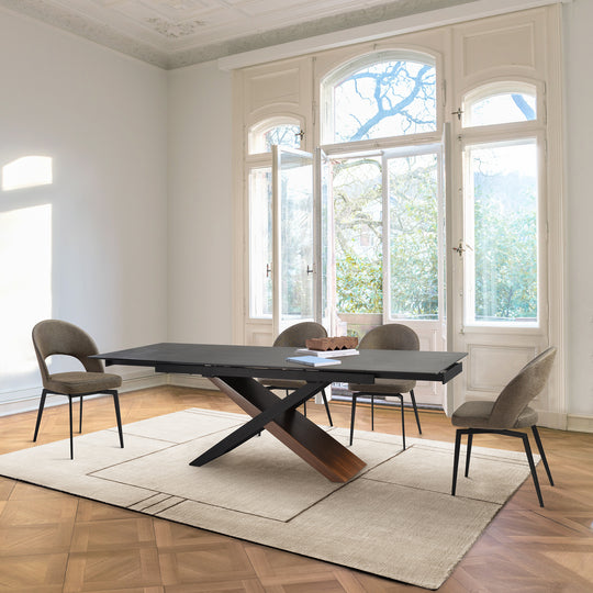 Milena and Lucia 5 Piece Extendable Dining Set