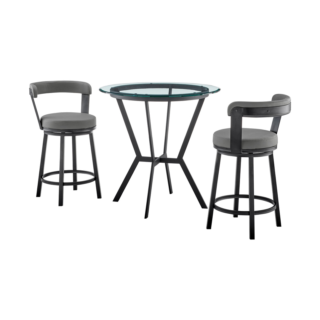 Naomi & Bryant 3 PC Dining Set