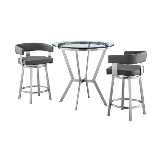 Naomi & Lorin 3 PC Dining Set