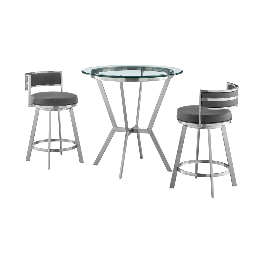 Naomi & Roman 3 PC Dining Set