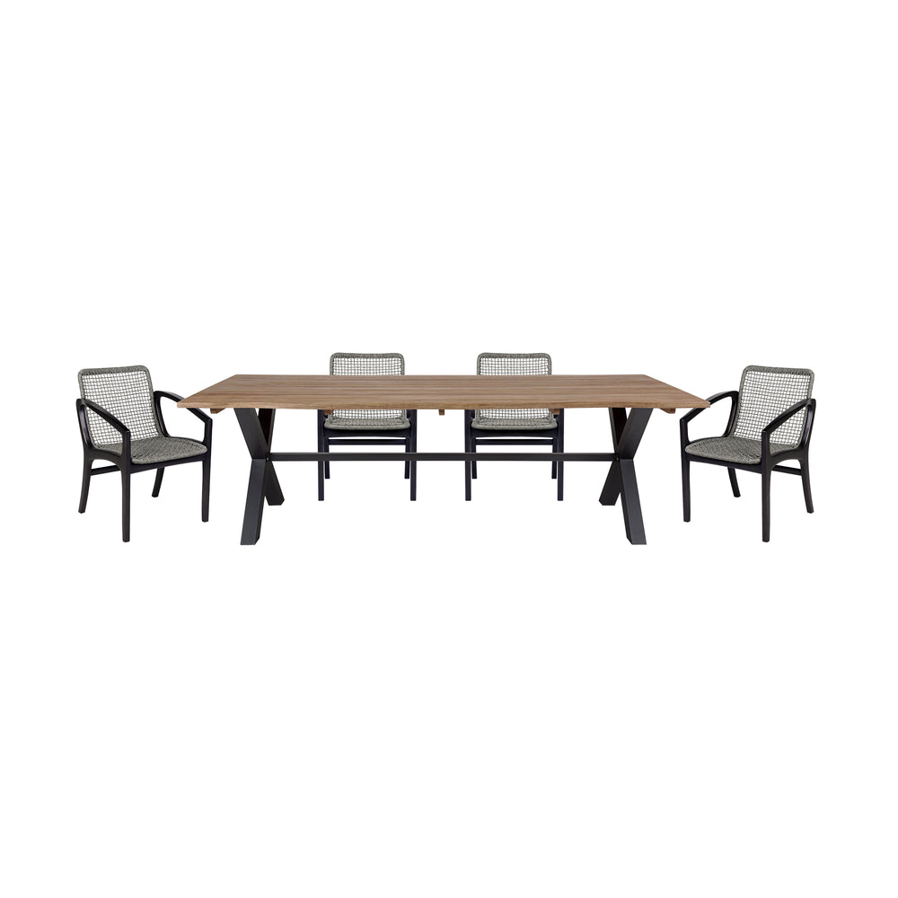 Glendora and Beckham 5-Piece Outdoor Dining Set