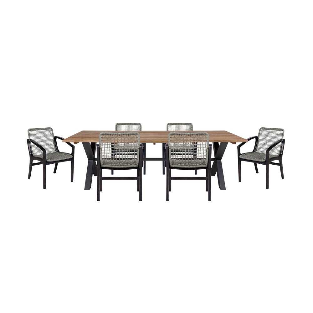 Glendora and Beckham 7-Piece Outdoor Dining Set