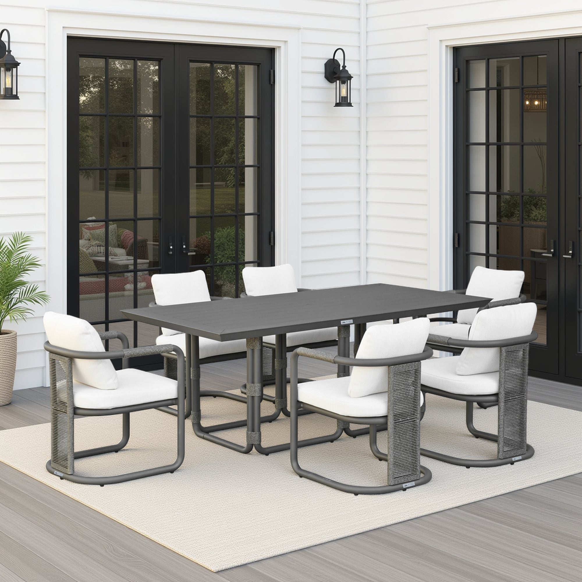 Armen Living Dorado Dining Set - Thumbnail 2