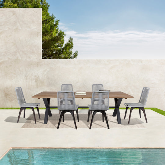 Glendora and Island 7-Piece Outdoor Dining Set
