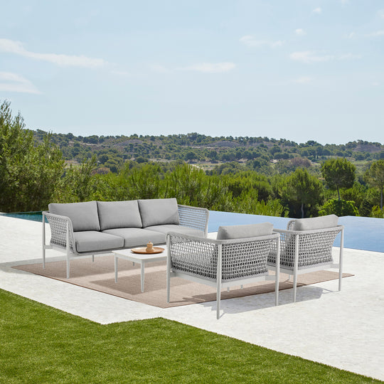 Rhodes 4-Piece Outdoor Conversation Set