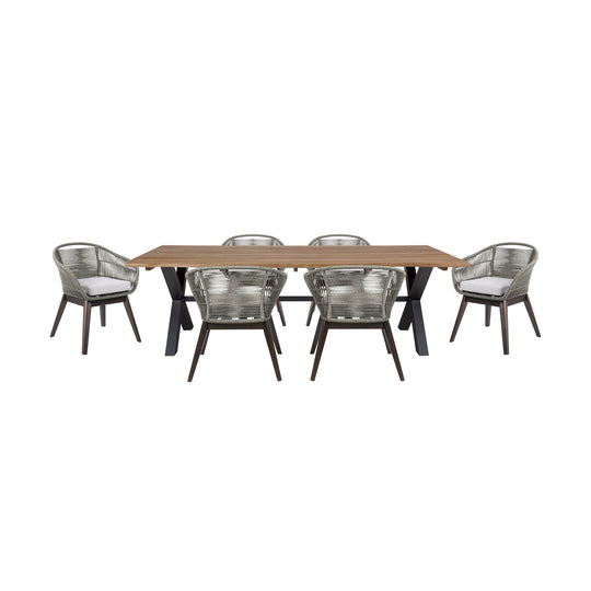 Glendora and Tutti Frutti 7-Piece Outdoor Dining Set