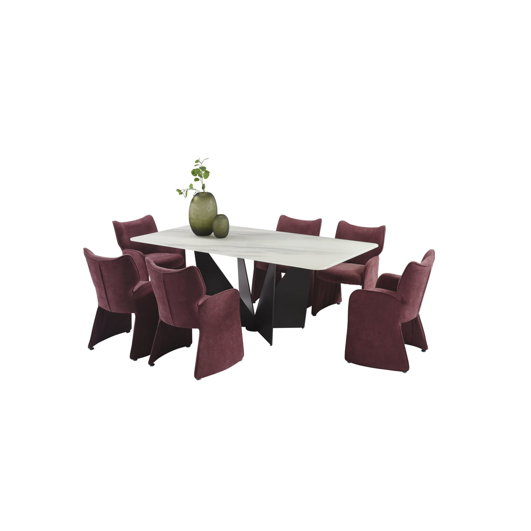 Olivia/Alicia Dining Set 7pc