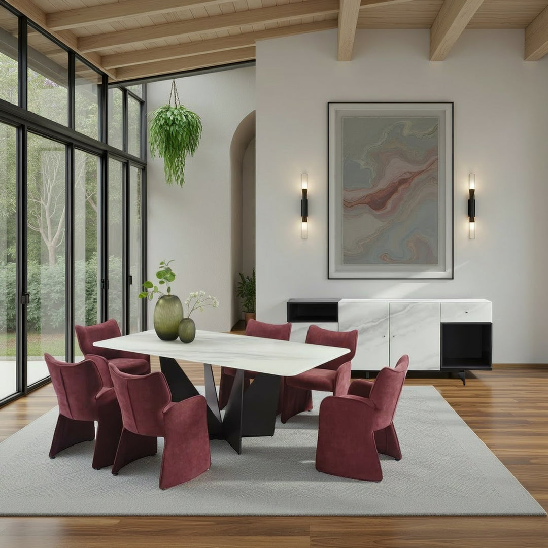Olivia/Alicia Dining Set 7pc