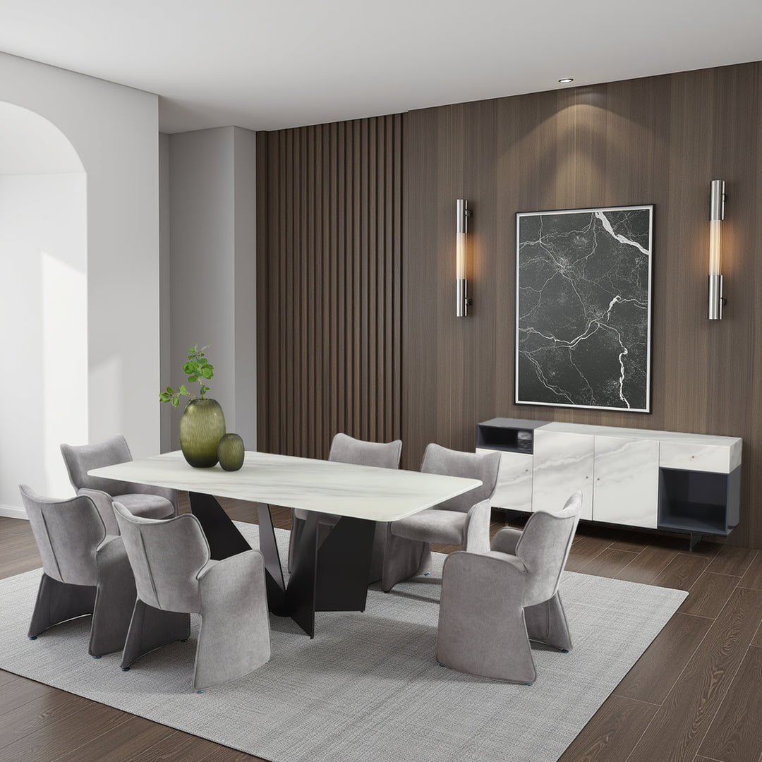 Olivia/Alicia Dining Set 8pc