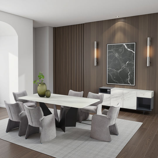 Olivia/Alicia Dining Set 8pc