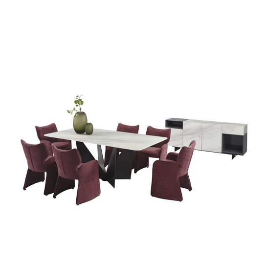 Olivia/Alicia Dining Set 8pc