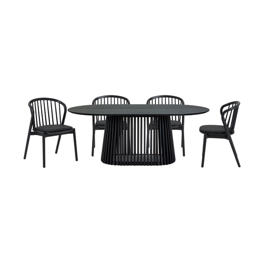 Pasadena / Echo 5 Piece Oval Dining Set