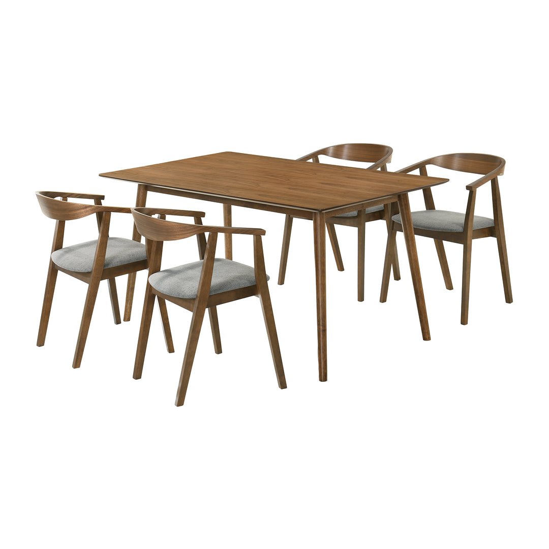 Westmont Santana 5 Piece Wood Dining Set