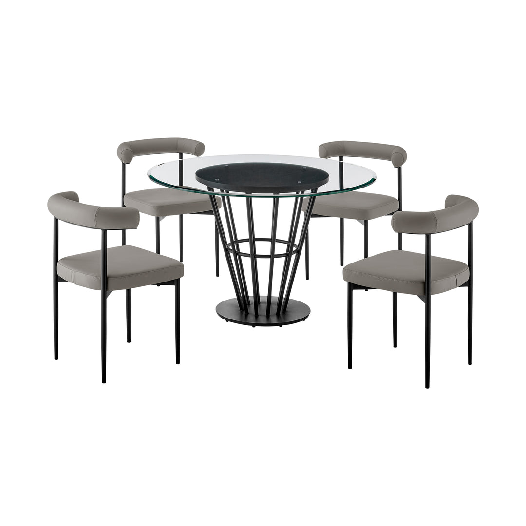 Veronica Shannon 5 Piece Dining Table Set