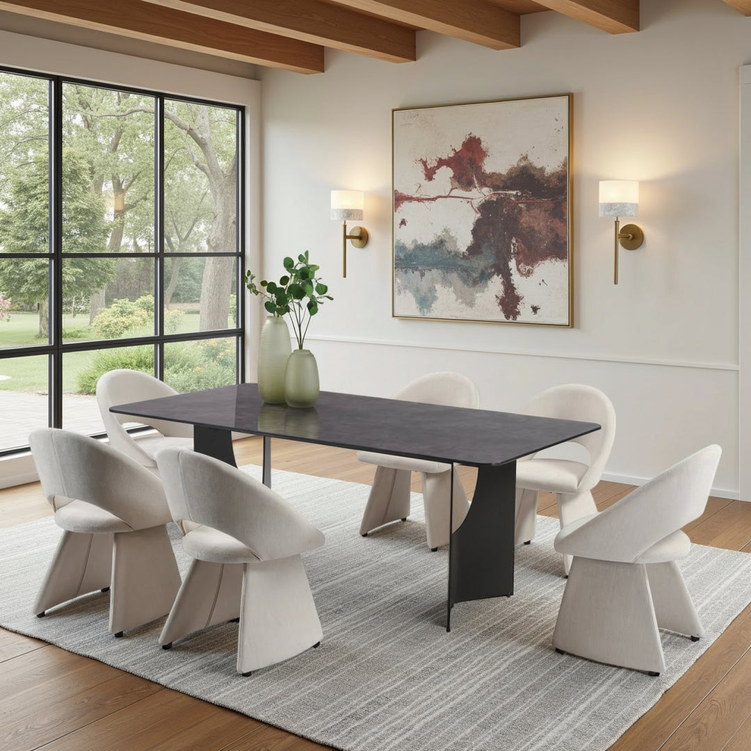 Zoey/Angelina Dining Set 7pc