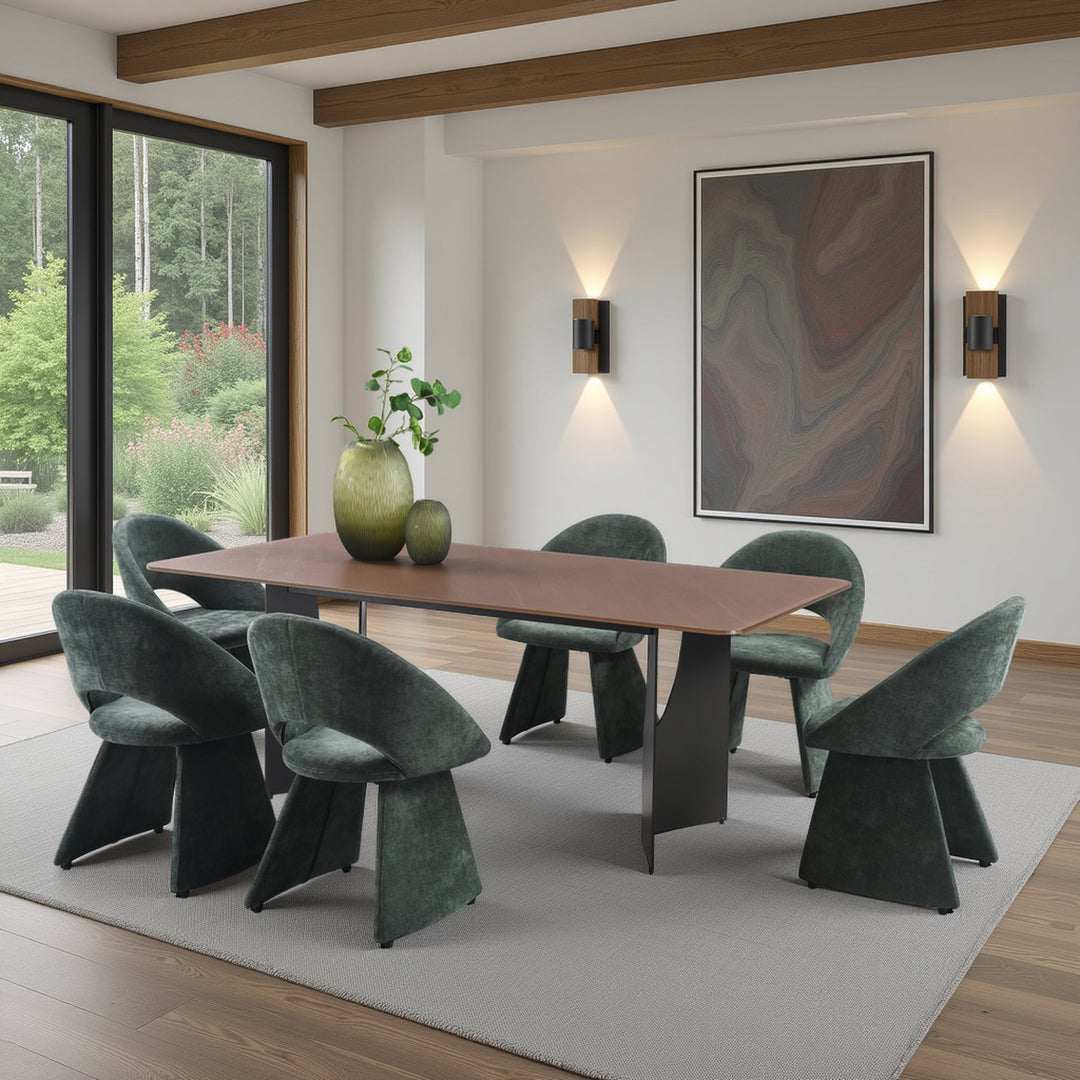 Zoey/Angelina Dining Set 7pc