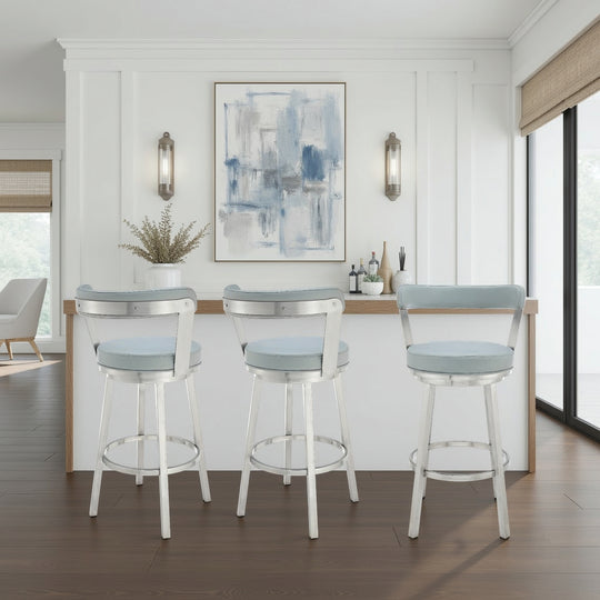 Bryant Leather Barstool