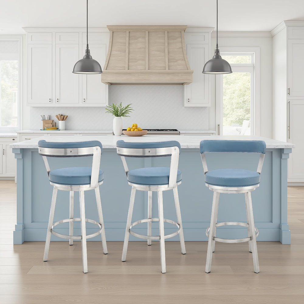 Bryant Leather Barstool