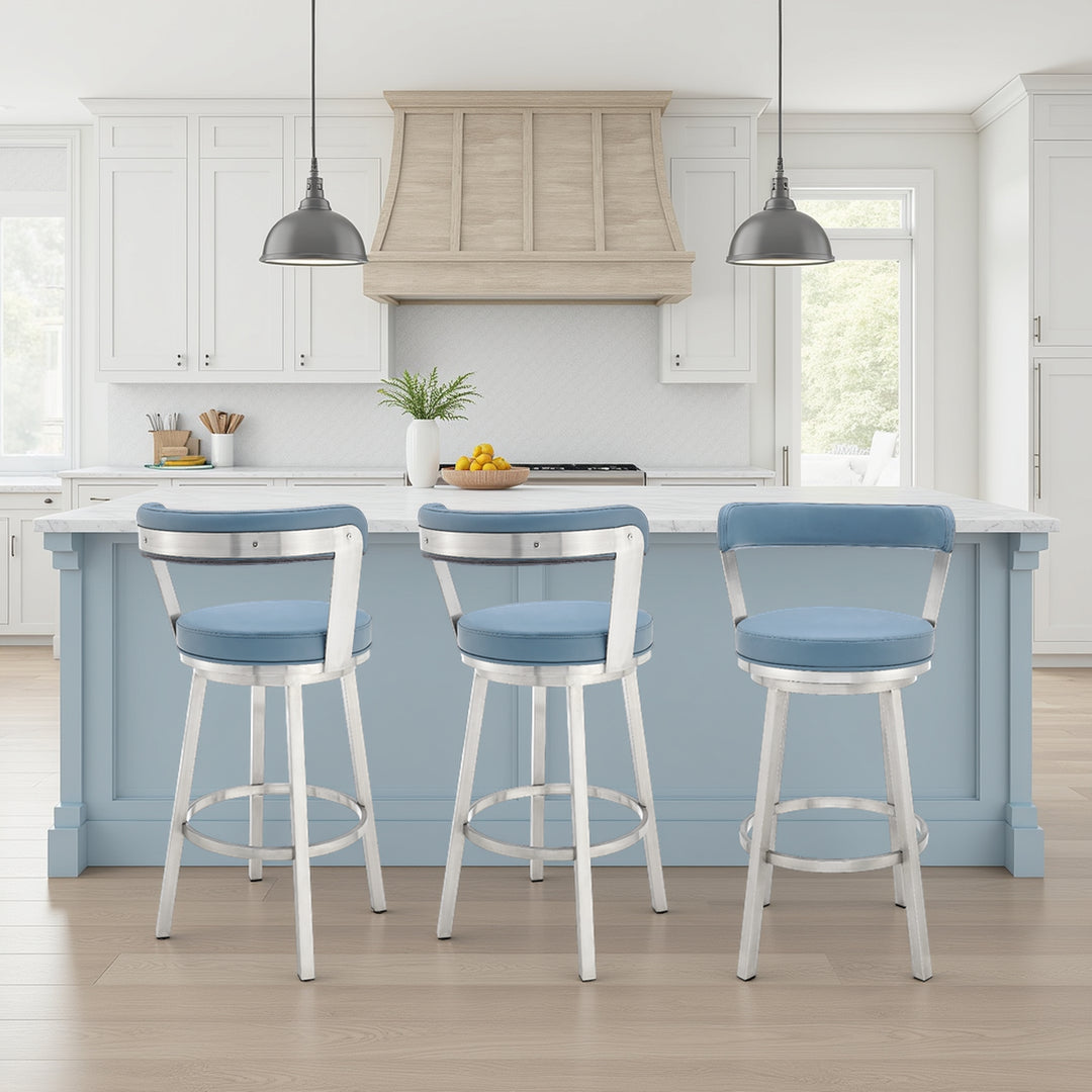 Bryant Leather Barstool