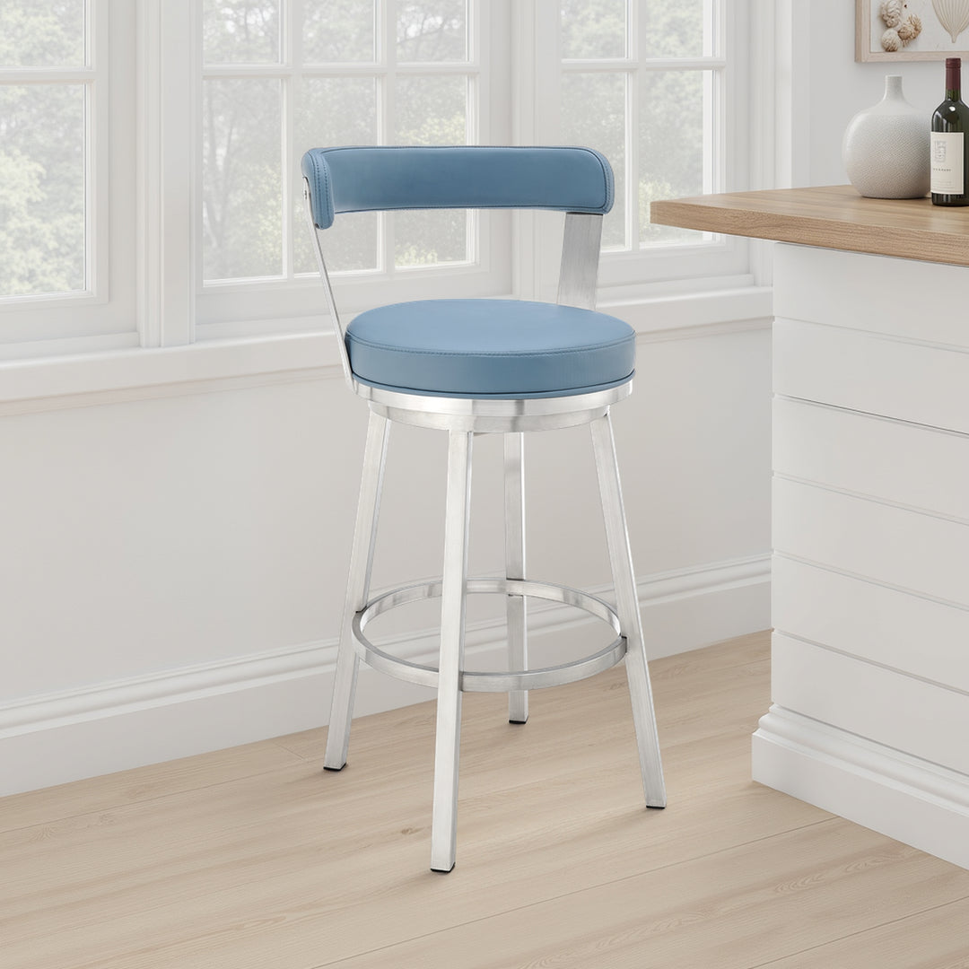 Bryant Leather Barstool